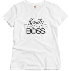 Ladies Semi-Fitted Relaxed Fit Basic Promo Tee