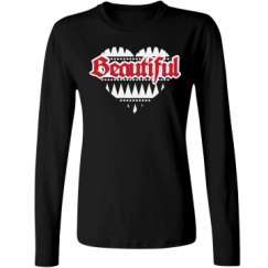 Ladies Relaxed Fit Basic Long Sleeve Tee