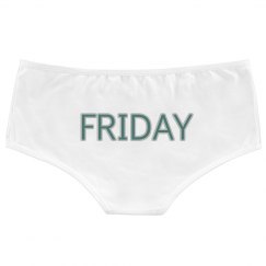 Days of the week underwear