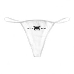 Basic White Thong Underwear