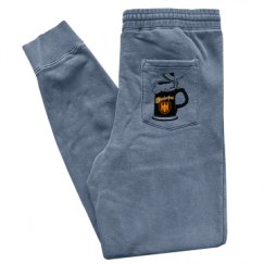 Pigment-Dyed Fleece Pants