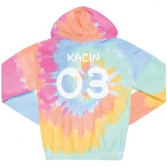 Unisex Tie-Dye Fleece Hoodie