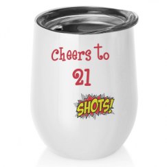 12oz Stainless Steel Stemless Wine Tumbler