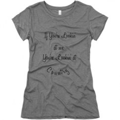 Ladies Slim Fit Super Soft Triblend Tee