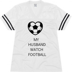 HUSBAND WATCH FOOTBALL