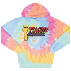 Unisex Tie-Dye Fleece Hoodie