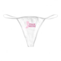 Basic White Thong Underwear