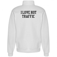 Unisex Cadet Collar Sweatshirt