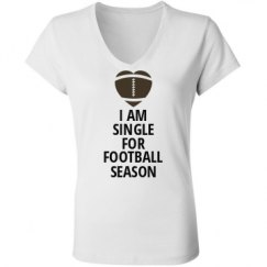 Ladies Slim Fit V-Neck Jersey Tee