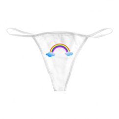 Basic White Thong Underwear