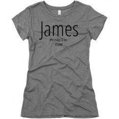 Ladies Slim Fit Super Soft Triblend Tee