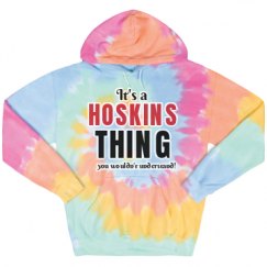 Unisex Tie-Dye Fleece Hoodie