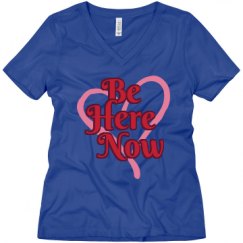 Ladies Relaxed Fit V-Neck Tee