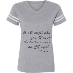 Ladies Relaxed Fit Vintage Sports Tee