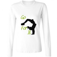 Ladies Relaxed Fit Basic Long Sleeve Tee