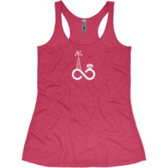 Ladies Slim Fit Super Soft Racerback Triblend Tank