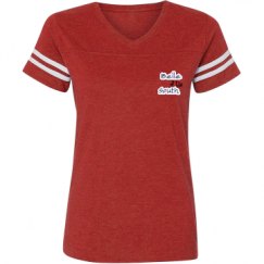 Ladies Relaxed Fit Vintage Sports Tee