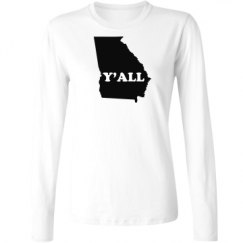 Ladies Relaxed Fit Basic Long Sleeve Tee