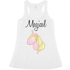 Ladies Flowy Racerback Tank