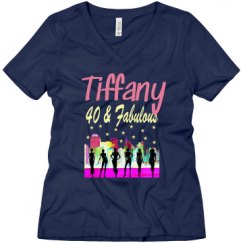 Ladies Relaxed Fit V-Neck Tee