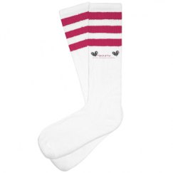 Unisex Striped Knee-High Socks