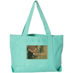 Seaside Cotton Canvas Pigment-Dyed Boat Tote Bag