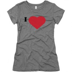 Ladies Slim Fit Super Soft Triblend Tee