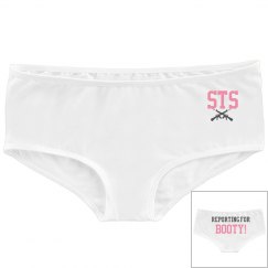 STS-PANTIES, STANDARD ISSUE-PINK/WHITE