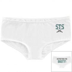 STS PATNIES, STANDARD ISSUE-TEAL/WHITE
