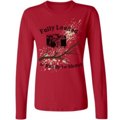 Ladies Relaxed Fit Basic Long Sleeve Tee