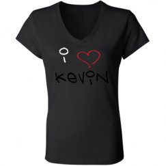 Ladies Slim Fit V-Neck Jersey Tee