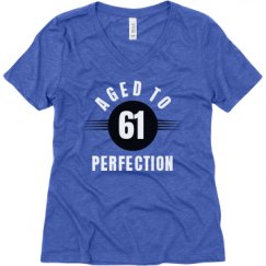 Ladies Relaxed Fit Super Soft Triblend V-Neck Tee