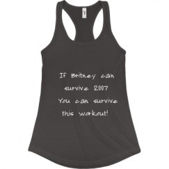 Ladies Slim Fit Racerback Tank Top