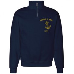 Unisex Cadet Collar Sweatshirt