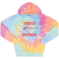 Unisex Tie-Dye Fleece Hoodie