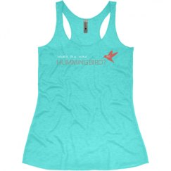 Ladies Slim Fit Super Soft Racerback Triblend Tank