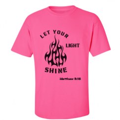 Unisex Ultra Cotton Safety Neon Crewneck Tee