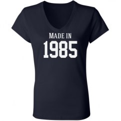 Ladies Slim Fit V-Neck Jersey Tee