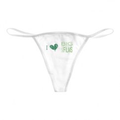 Basic White Thong Underwear