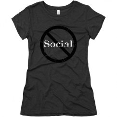 Ladies Slim Fit Super Soft Triblend Tee