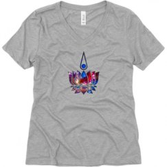 Ladies Relaxed Fit V-Neck Tee