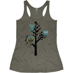 Ladies Slim Fit Super Soft Racerback Triblend Tank