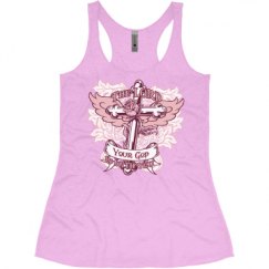 Ladies Slim Fit Super Soft Racerback Triblend Tank