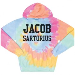 Unisex Tie-Dye Fleece Hoodie