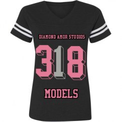 Ladies Relaxed Fit Vintage Sports Tee