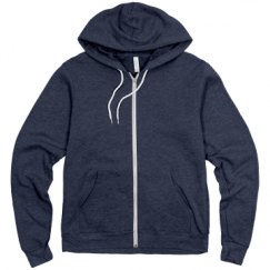 Unisex Fleece Full Zip Midweight Hoodie