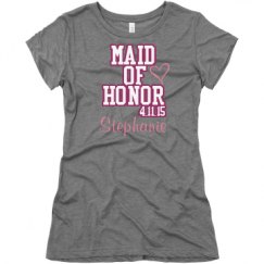 Ladies Slim Fit Super Soft Triblend Tee