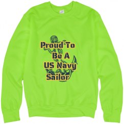 Unisex Neon Crewneck Sweatshirt