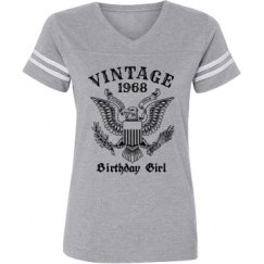 Ladies Relaxed Fit Vintage Sports Tee