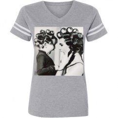 Ladies Relaxed Fit Vintage Sports Tee